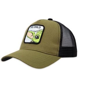 💜Star Wars Youth Boys Baby Yoda Graphic Trucker Hat Size: OneSize